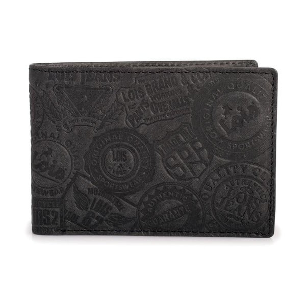 Pánska kožená peňaženka LOIS no. 708, čierna