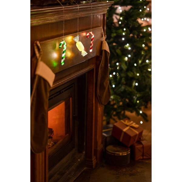 Biela závesná vianočná svetelná dekorácia ø 1,5 cm Hannah – Sirius-image-4