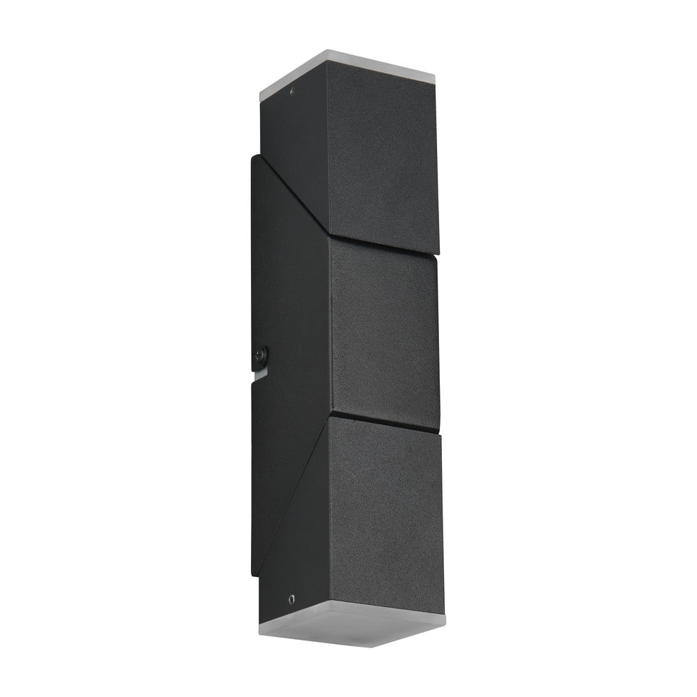 Matne čierne LED nástenné svietidlo Raglan – Trio