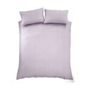 Krepové obliečky na dvojlôžko/predĺžené v levanduľovej farbe 230x220 cm Heatset Wave – Catherine Lansfield