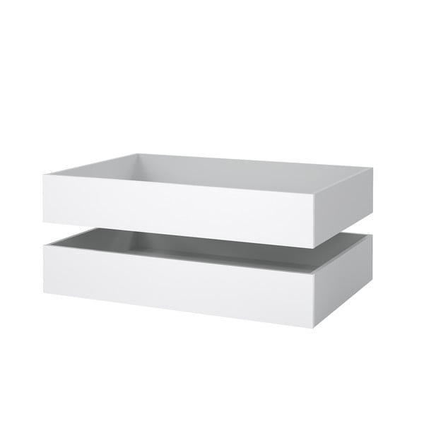 Biele zásuvky pod posteľ v súprave 2 ks Naia – Tvilum-image-3