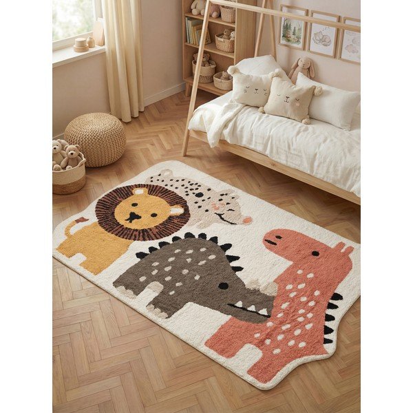 Prateľný/ručne tkaný bavlnený detský koberec 140x200 cm Snuggle Zoey – Hanse Home-image-1