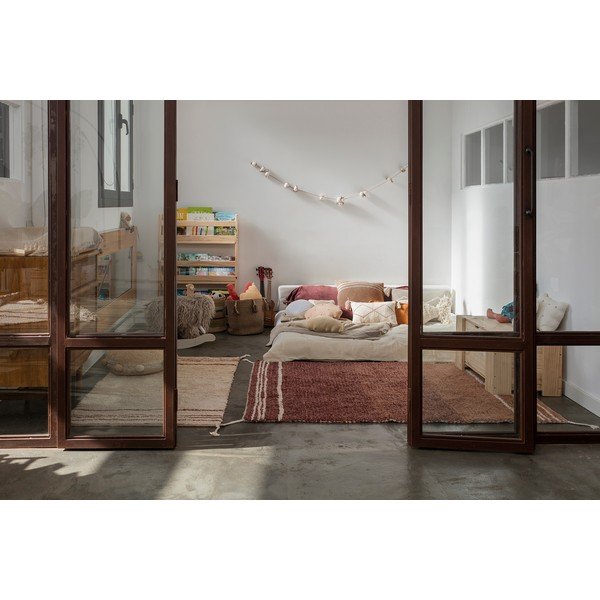 Bavlnený koberec v tehlovej farbe 80x140 cm Twin Toffee – Lorena Canals-image-1