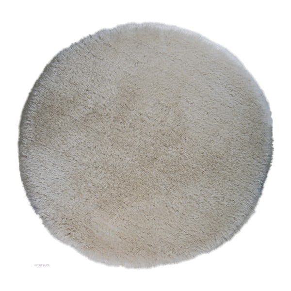 Okrúhly biely koberec Flair Rugs Pearl, 150 cm