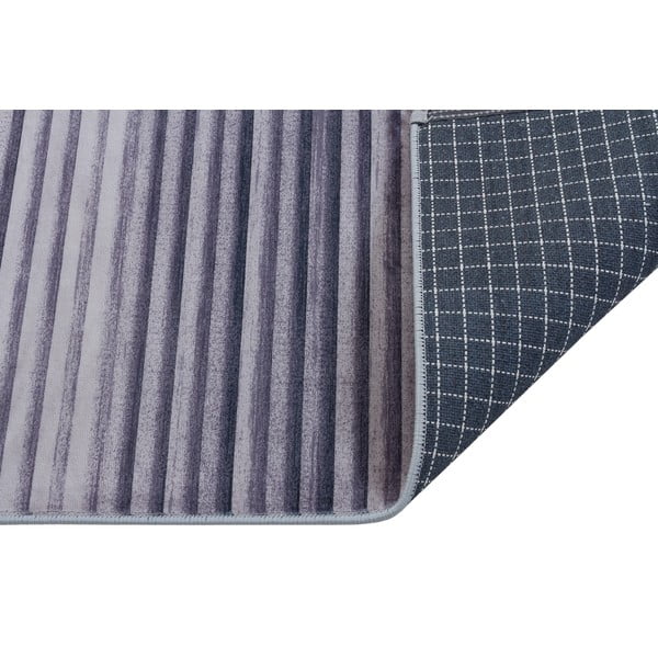 Sivý umývateľný koberec 160x100 cm - Vitaus-image-2