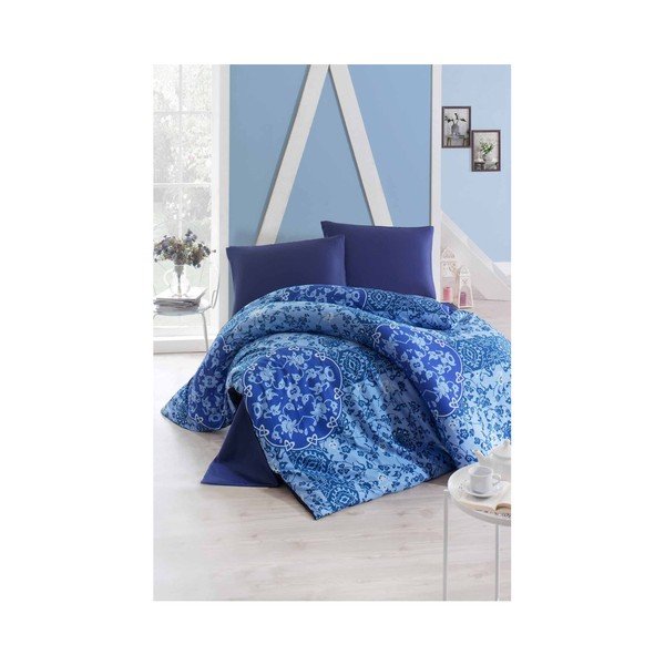 Bavlnené obliečky s plachtou na dvojlôžko Rosa, 200 × 220 cm