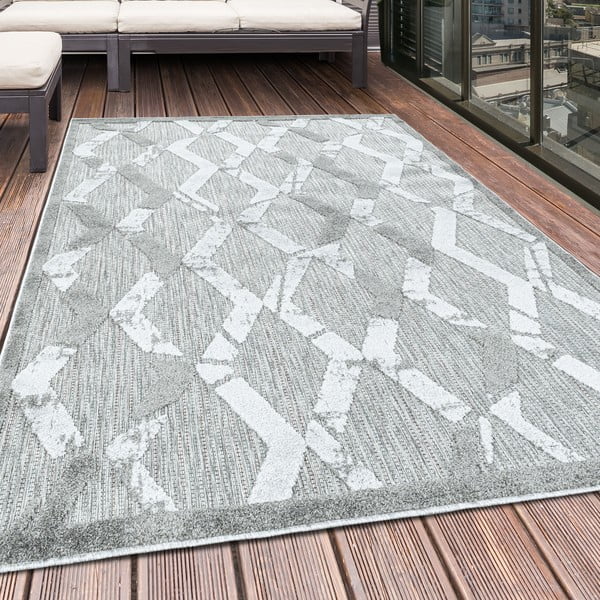 Svetlosivý vonkajší behúň 80x250 cm Bahama – Ayyildiz Carpets-image-1