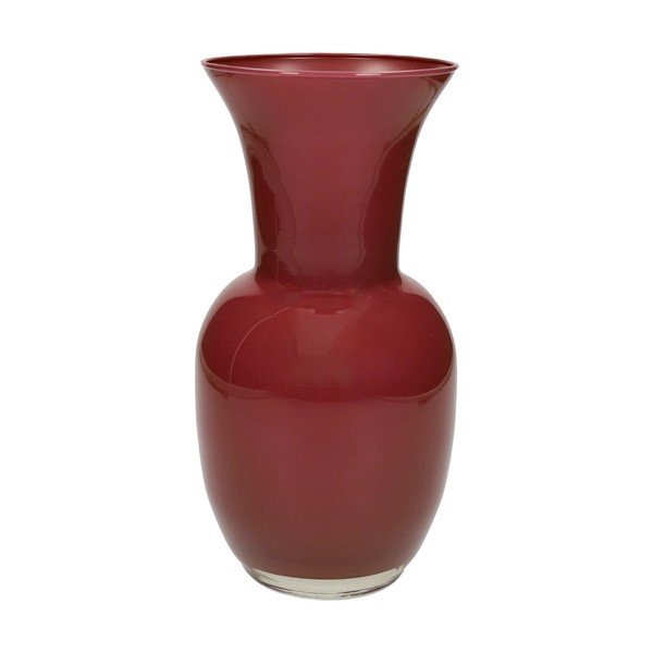 Červená sklenená váza (výška  26 cm) – Brandani