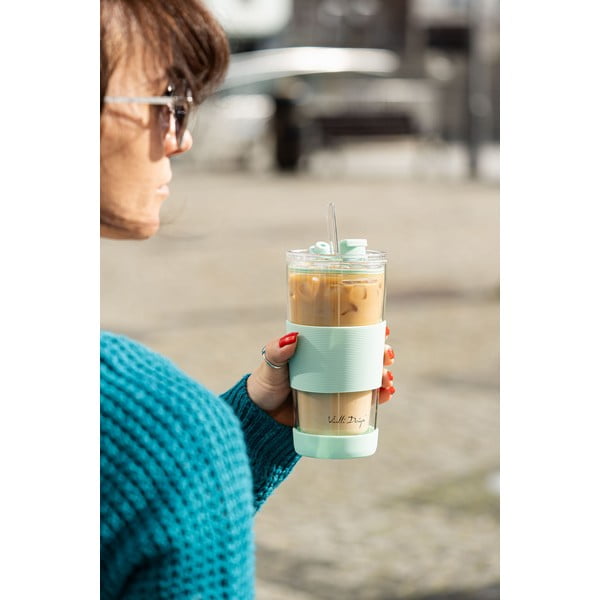 Termo hrnček v mentolovej farbe 600 ml Fuori – Vialli Design-image-2