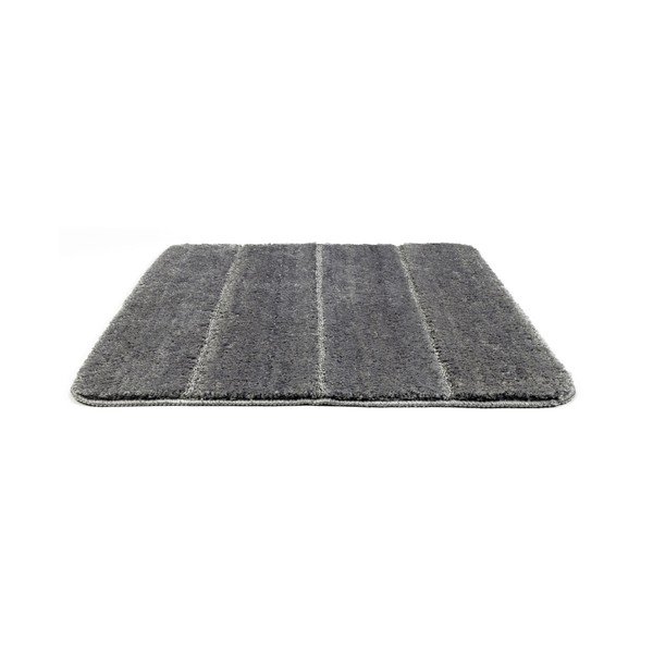 Tmavosivá kúpeľňová predložka Wenko Steps, 55 × 65 cm-image-1