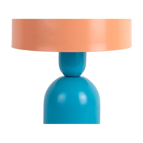 Modrá/oranžová stolová lampa (výška  24 cm) Double Funky – Leitmotiv-image-2