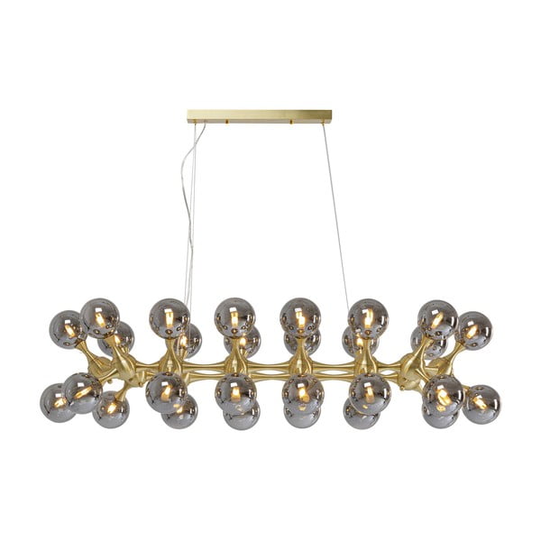 Závesné svietidlo v sivo-zlatej farbe ø 12 cm Atomic – Kare Design-image-2