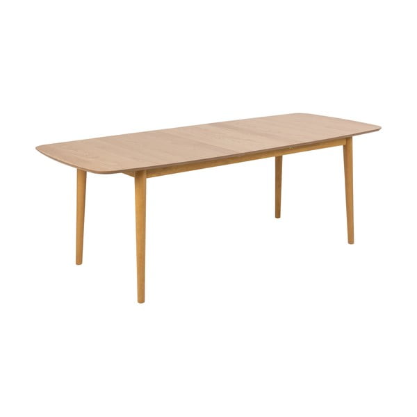 Rozkladací jedálenský stôl s doskou v dubovom dekore 180x90 cm Montreux - Actona-image-4