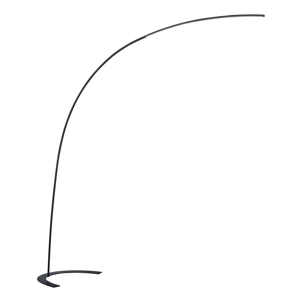 E-shop Tmavohnedá LED stojacia lampa so stmievačom (výška 210 cm) Shanghai – Trio