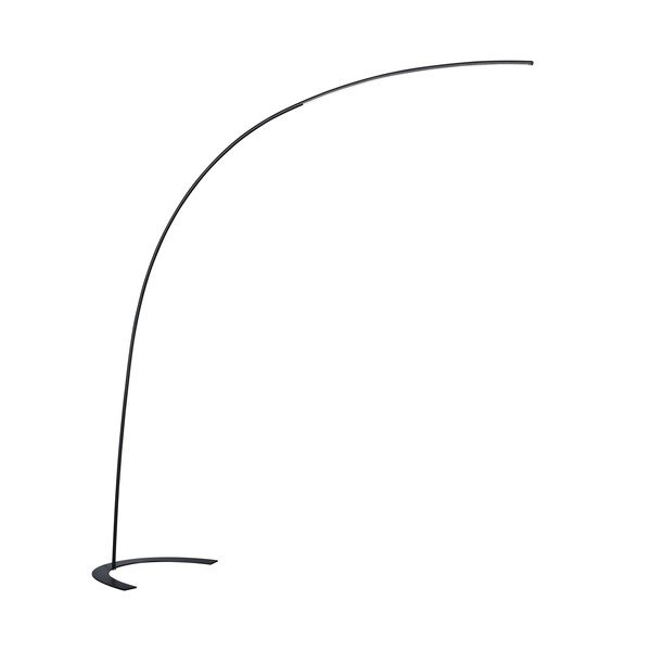 Tmavohnedá LED stojacia lampa so stmievačom (výška  210 cm) Shanghai – Trio