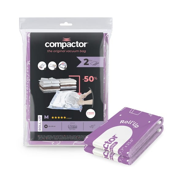 Vákuové vrecia v súprave 2 ks Roll Up M – Compactor