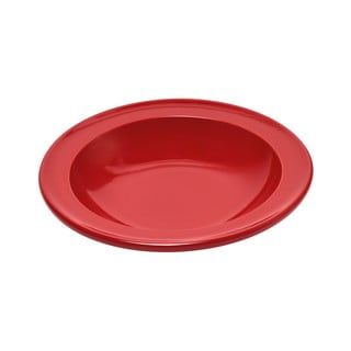 Červený keramický polievkový tanier Emile Henry, ⌀ 22,5 cm