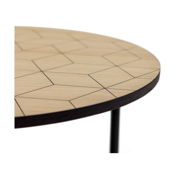 Okrúhly odkladací stolík Woodman Arty Triangle 50-image-4