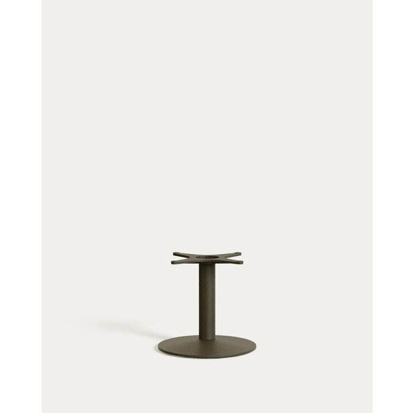 Okrúhly záhradný jedálenský stôl s betónovou doskou ø 70 cm Esilda – Kave Home-image-1