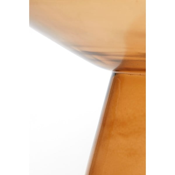 Sklenený okrúhly odkladací stolík ø 37 cm Dakwa – Light & Living-image-3