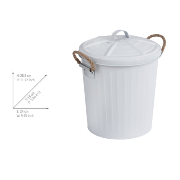 Biely odpadkový antikoro kôš Wenko-image-1