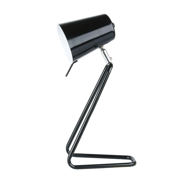 Čierna stolová lampa Leitmotiv Z Metal