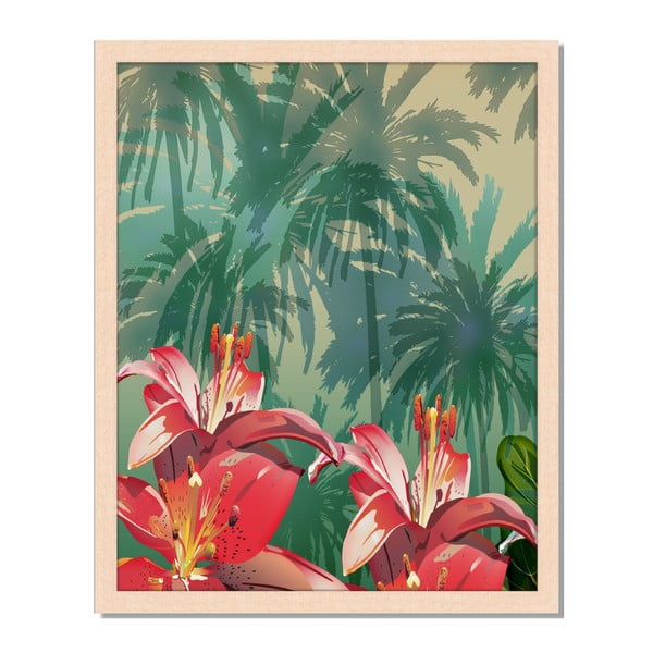 Obraz v ráme Liv Corday Provence Irises, 40 x 50 cm