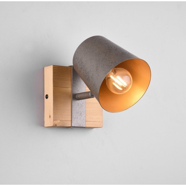 Bodové svietidlo v tmavo sivo-prírodnej farbe Bell – Trio-image-2