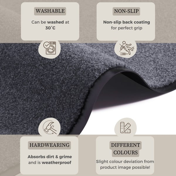 Rohožka 90x60 cm Wash and Clean - Hanse Home-image-4