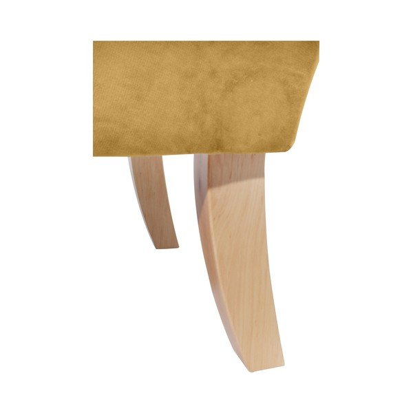 Žlté kreslo Max Winzer Brandon Suede-image-1