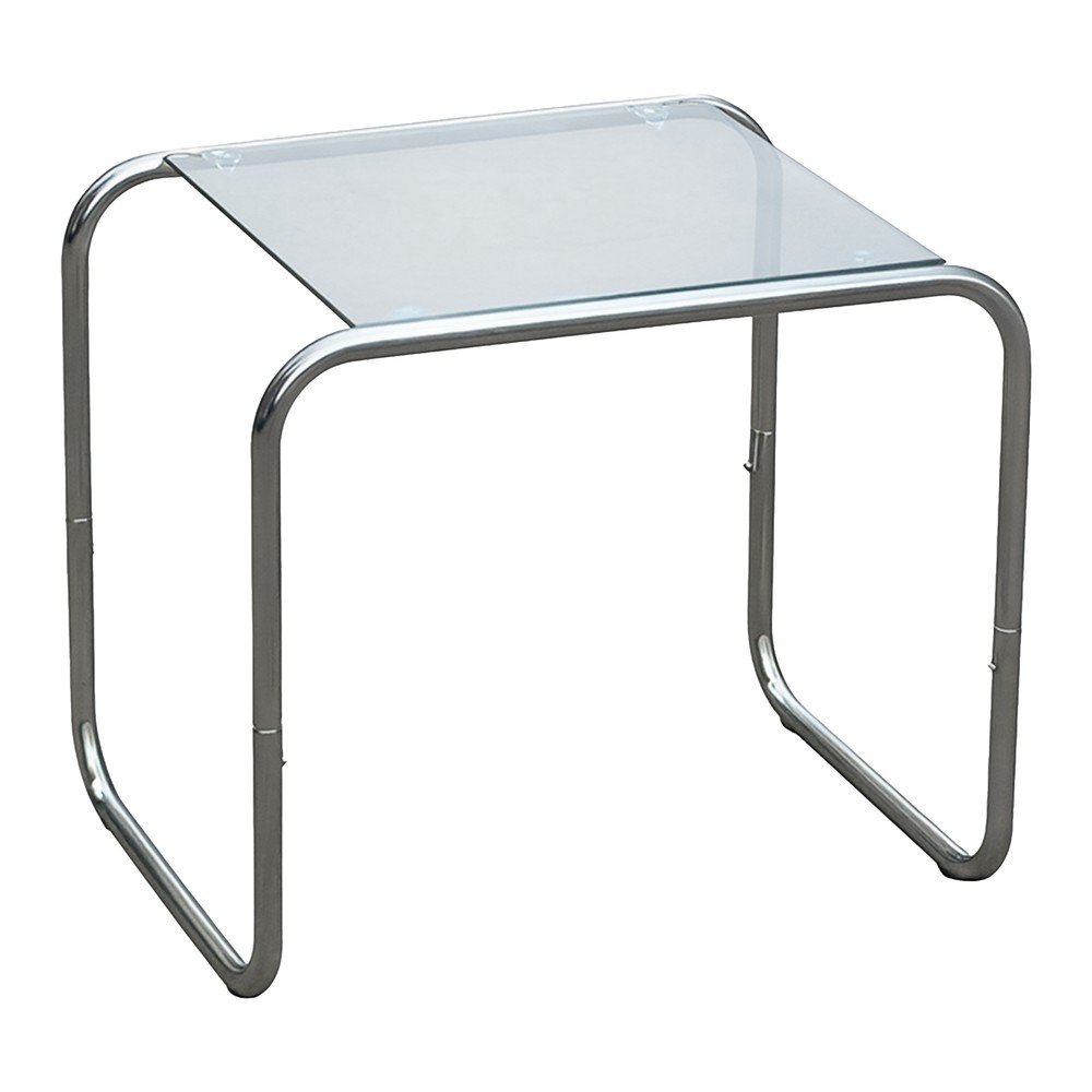 E-shop Odkladací stolík so sklenenou doskou 40x50 cm Ventana – Leitmotiv