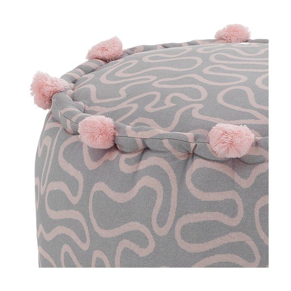 Svetloružový/svetlosivý taburet Tangle – Tomasucci-image-1