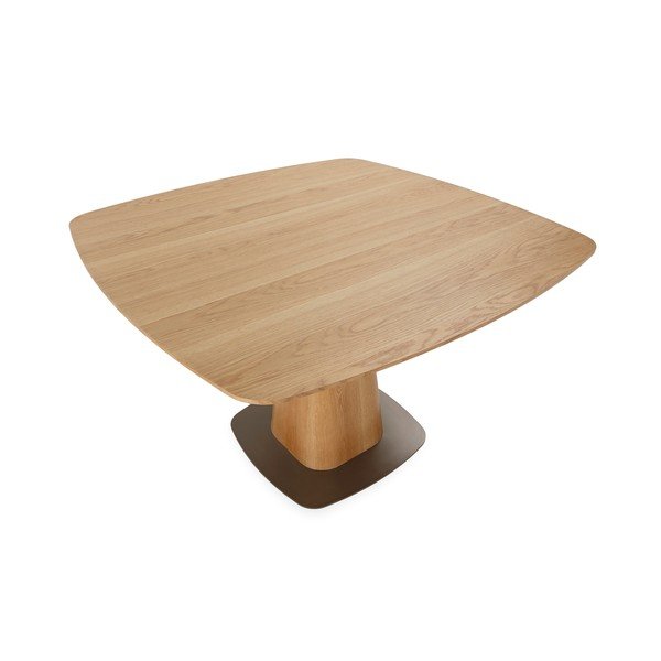 Jedálenský stôl v dekore duba 120x120 cm Etel – MOME-image-4