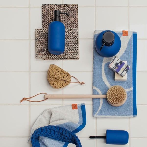 Bielo-modré uteráky v súprave 2 ks z Bio bavlny 50x90 cm Nova Arte – Mette Ditmer Denmark-image-3