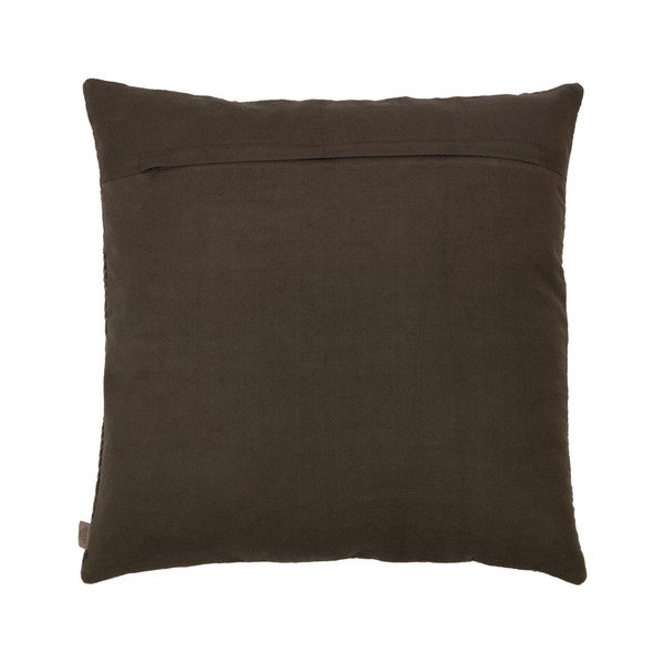 Hnedý balvnený vankúš BePureHome, 50 × 50 cm-image-1