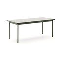 Oceľový záhradný jedálenský stôl 91x182 cm Maurina – Kave Home