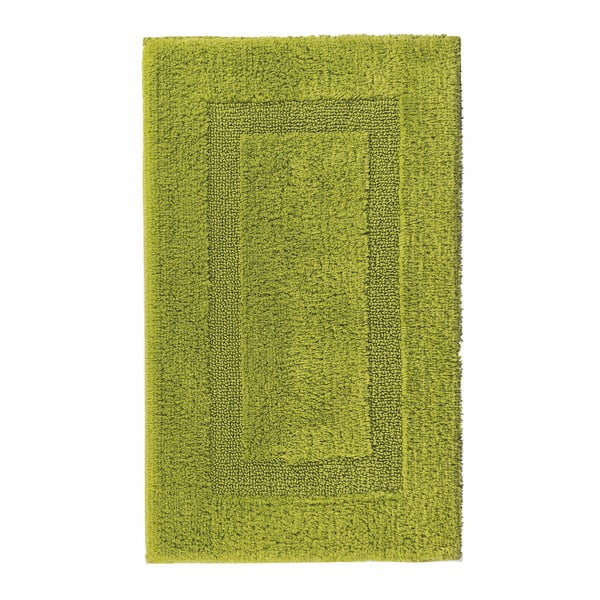 Zelená predložka do kúpeľne Graccioza Classic, 50 x 80 cm