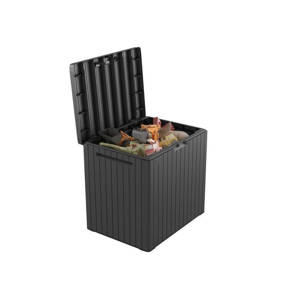 Sivý záhradný úložný box City – Keter-image-3