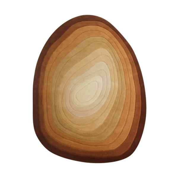 Vlnený koberec v tehlovej farbe 200x290 cm Puddle Ombre Wool – Flair Rugs