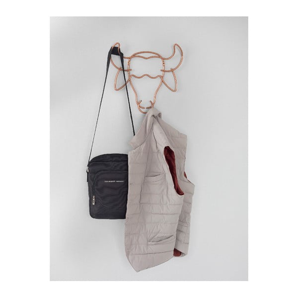 Nástenný vešiak v tvare byvola Metaltex, šírka 34 cm-image-1