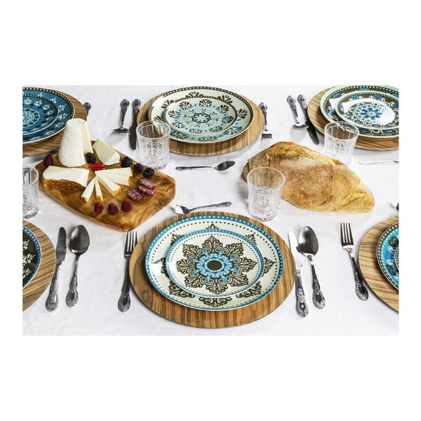 Porcelánovo-kameninová jedálenská súprava 18 ks Cala Jondal – VDE Tivoli 1996-image-1