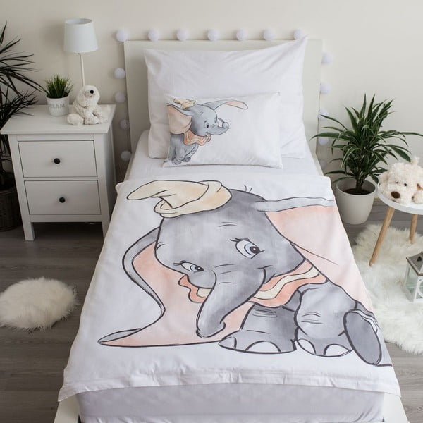 Bavlnené detské obliečky do postieľky 100x135 cm Dumbo – Jerry Fabrics-image-1