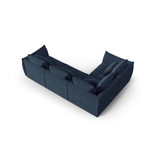 Tmavomodrá rohová pohovka (ľavý roh/do L) Bloom – Micadoni Home-image-3