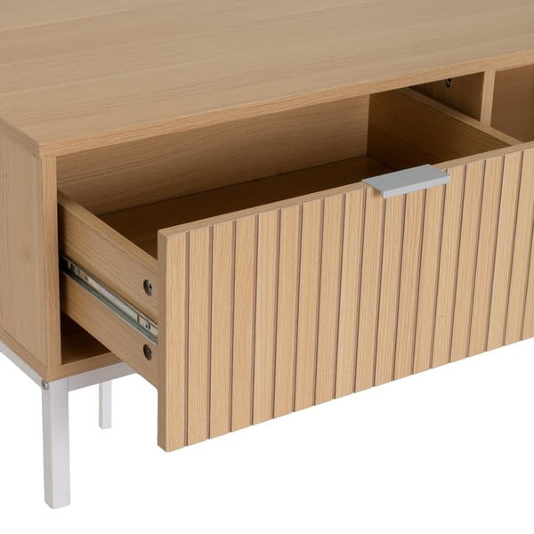 Konferenčný stolík v dekore duba v prírodnej farbe 50x110 cm Mid-Lines – Casa Selección-image-3