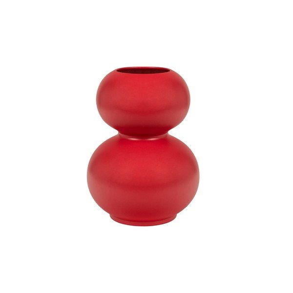 Červená keramická váza (výška  36 cm) Tuga – noo.ma
