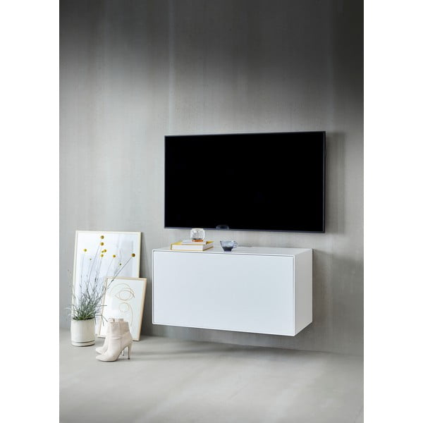 Biely TV stolík 91x46 cm Edge by Hammel - Hammel Furniture-image-1