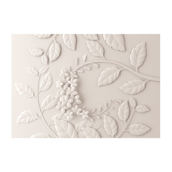 Veľkoformátová tapeta Artgeist Creamy Paper Flowers, 200 x 140 cm