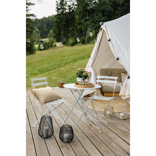 Biela súprava záhradného nábytku Bonami Essentials Retro-image-4