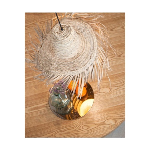 Prírodné svietidlo Surdic LÃ¡mpara Amaro v tvare klobúka, ø 60 cm-image-3