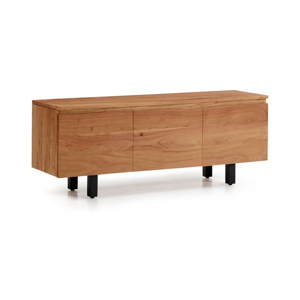 TV stolík z masívu akácie v prírodnej farbe 150x58x40 cm Uxue – Kave Home-image-2
